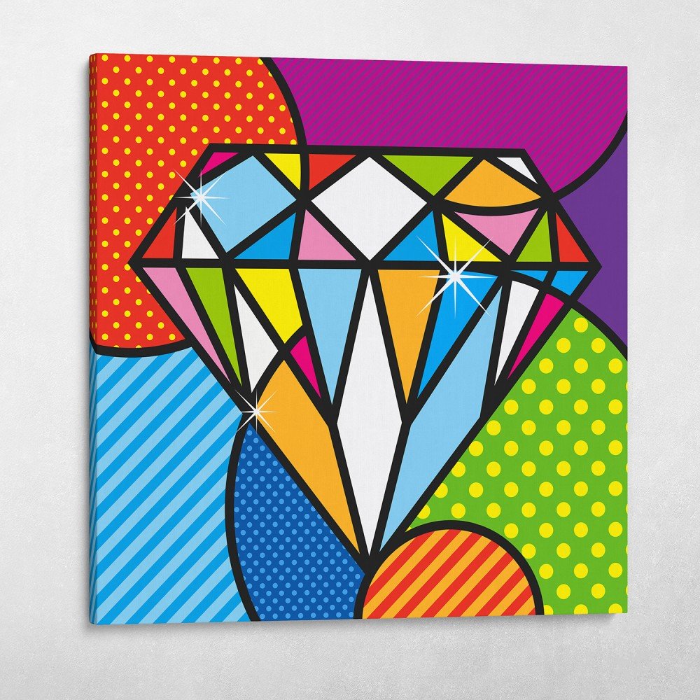 pop-art-diamond-modern-colorful-wall-art